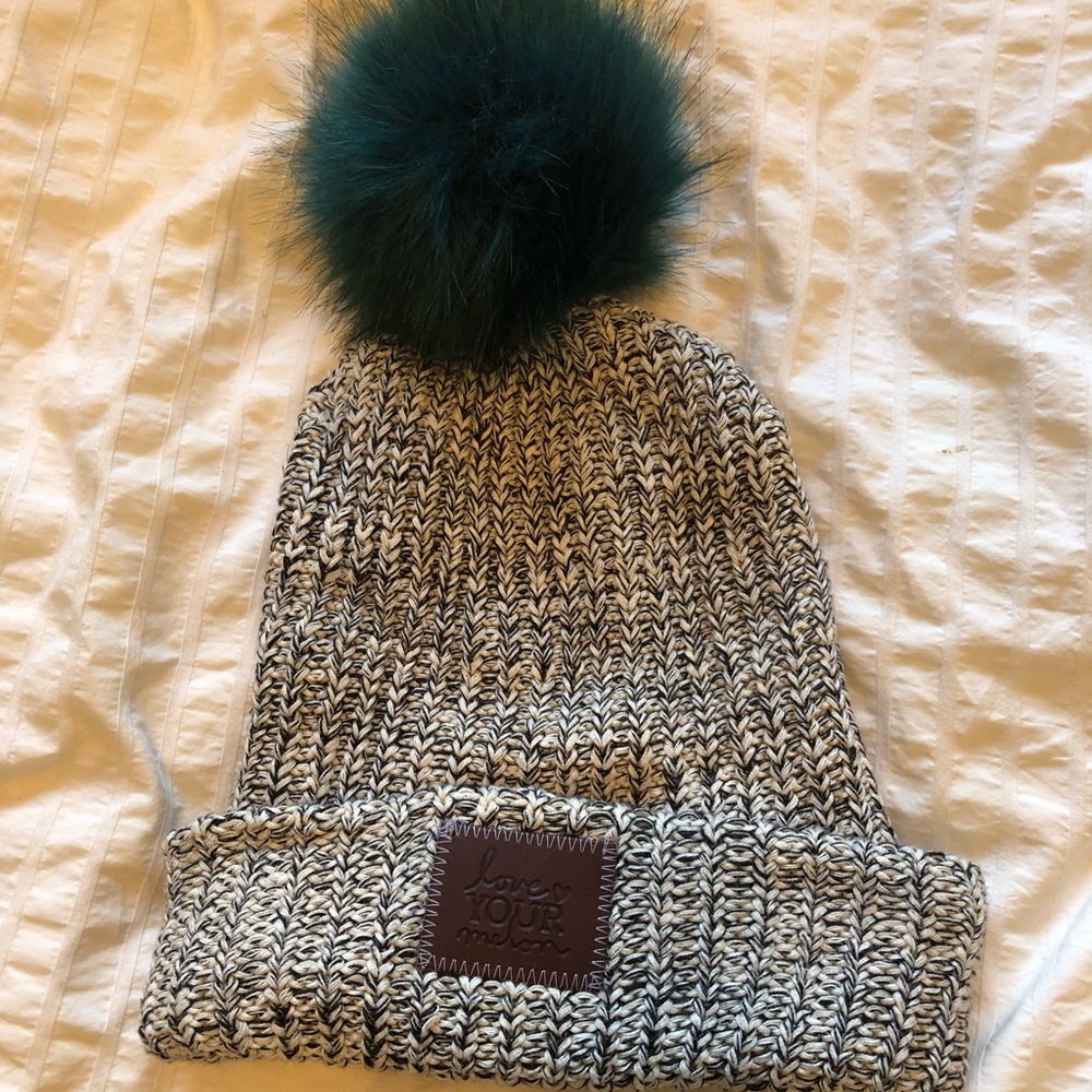 Love Your Melon Pom beanie